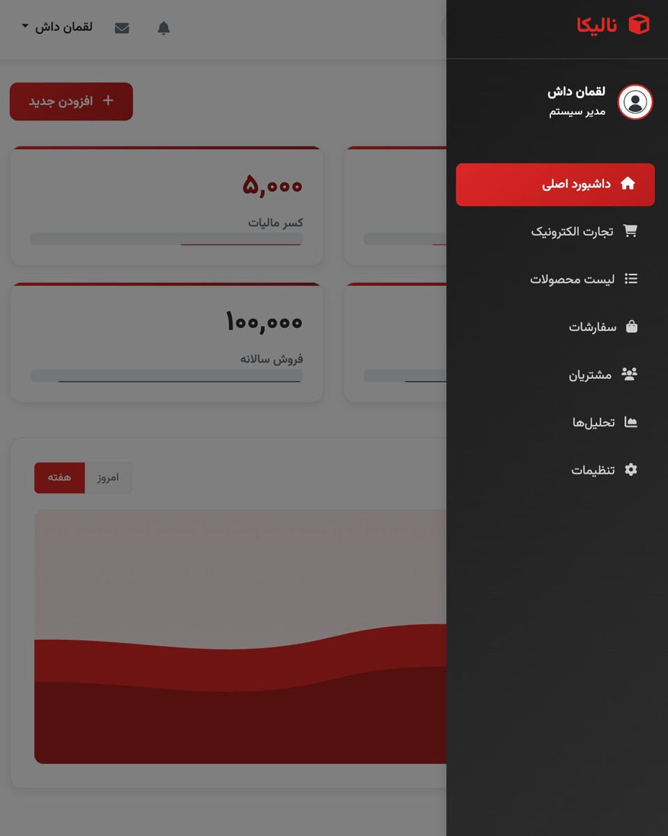 پنل ادمین حرفه ای - تصویر کوچک 8