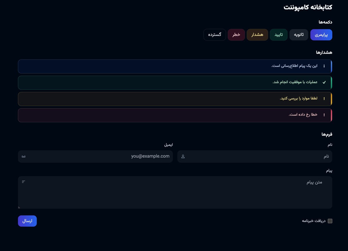 قالب پنل مدیریت - تصویر کوچک 3